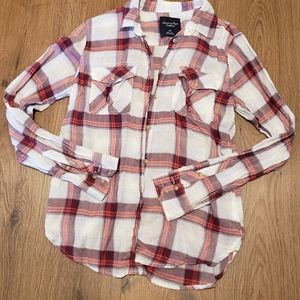 Red & Maroon Women's Flannel